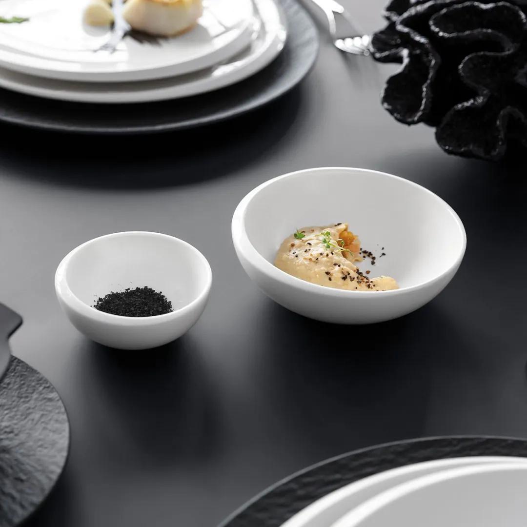 Villeroy & Boch NewMoon Dipschaaltjes - 4-delig - Wit
