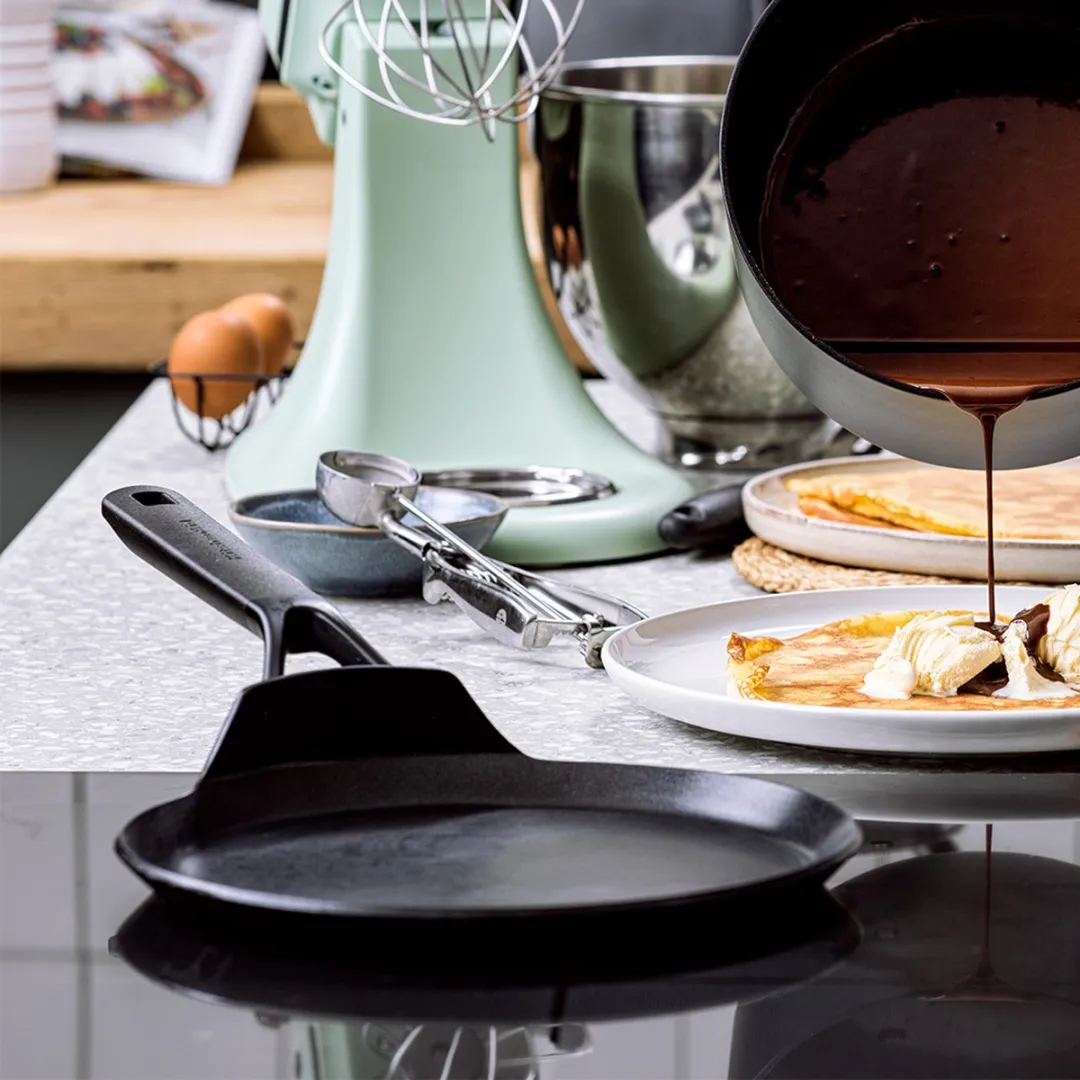 KitchenAid Classic Pannenkoekenpan 24cm - Zwart - Inductie - afbeelding 6 van 6