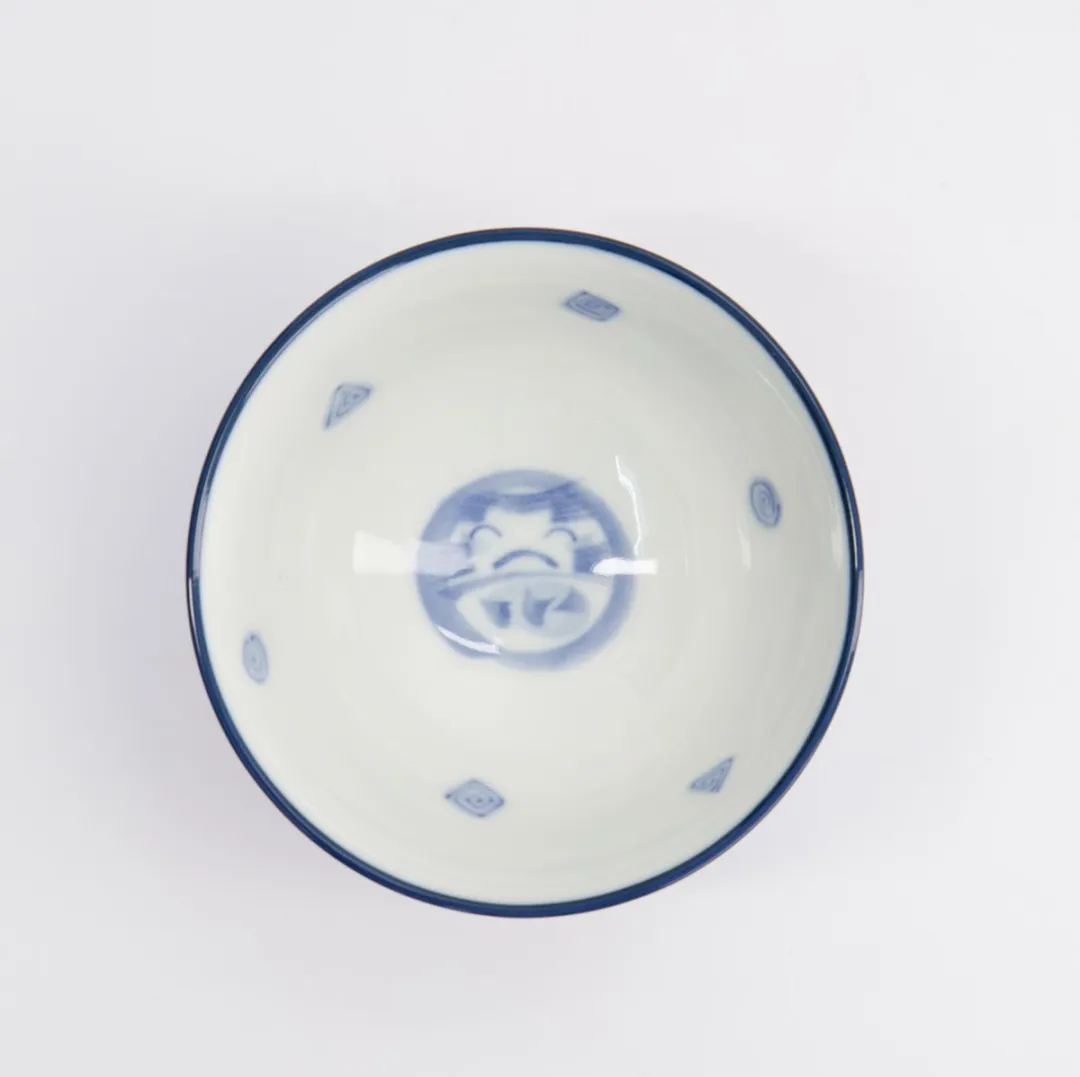 Tokyo Design Studio Kawaii Rijstkom Kom Daruma 300ml - Blauw