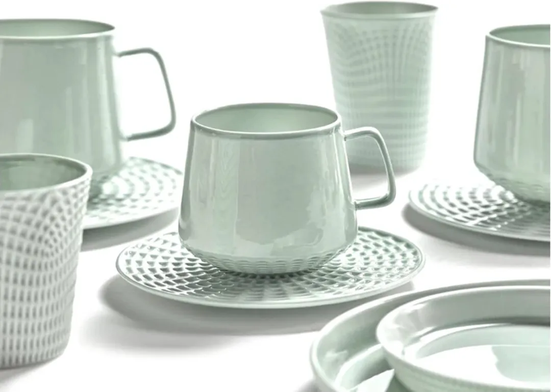 Serax Ann Van Hoey Nido Café Lungo Kop - 6cm - Groen