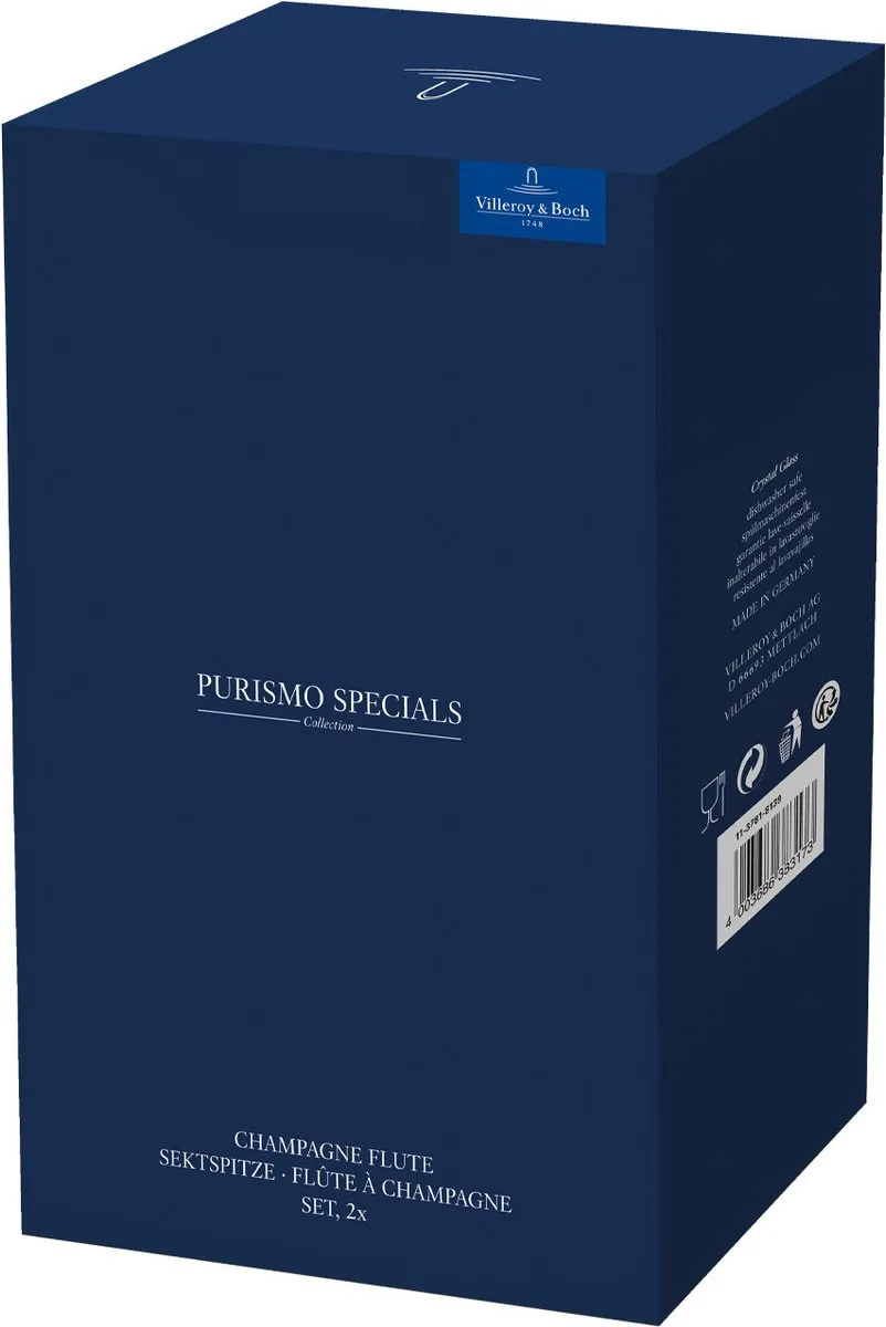 Villeroy & Boch Purismo Sektglazen 120ml - Set van 2