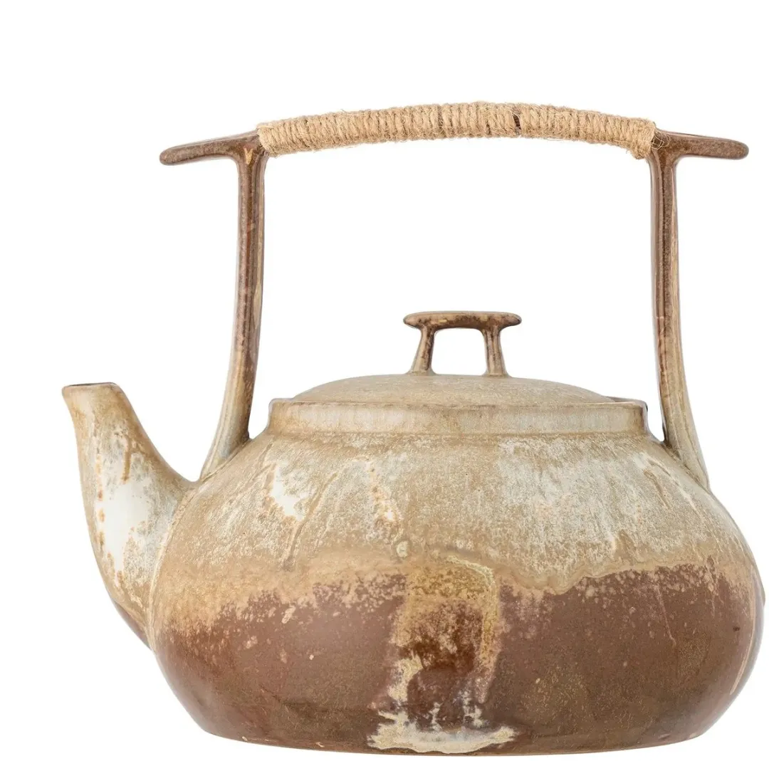 Bloomingville Theepot Ikigai Aardewerk