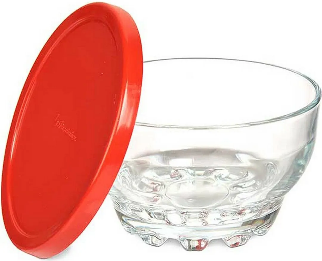 Pasabahce Karaman Rood Kommenset - 8 Stuks Ø10,5cm