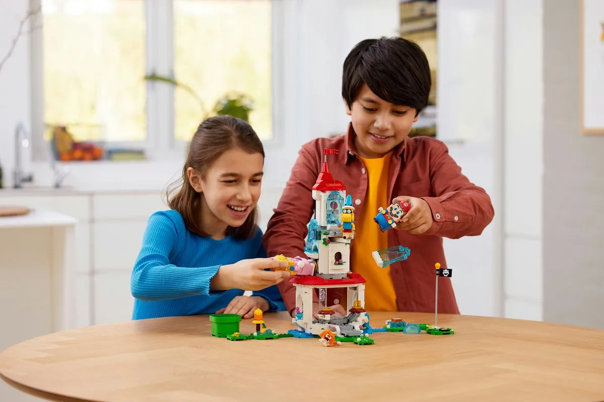 LEGO Super Mario 71407 Kat-Peach Uitrusting & IJstoren