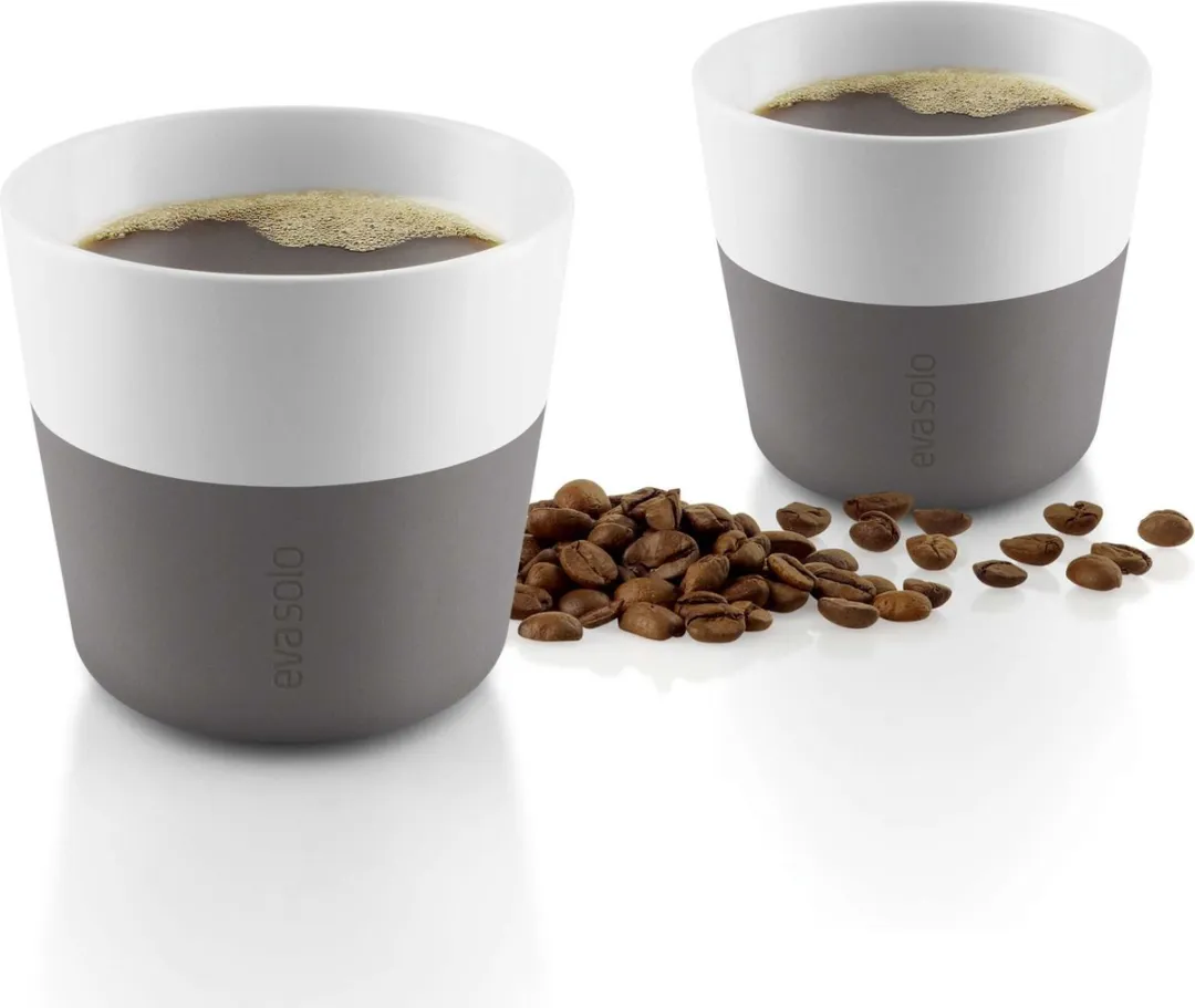 Eva Solo Beker voor Lungo Set 2 Stuks - 230ml - Grijs