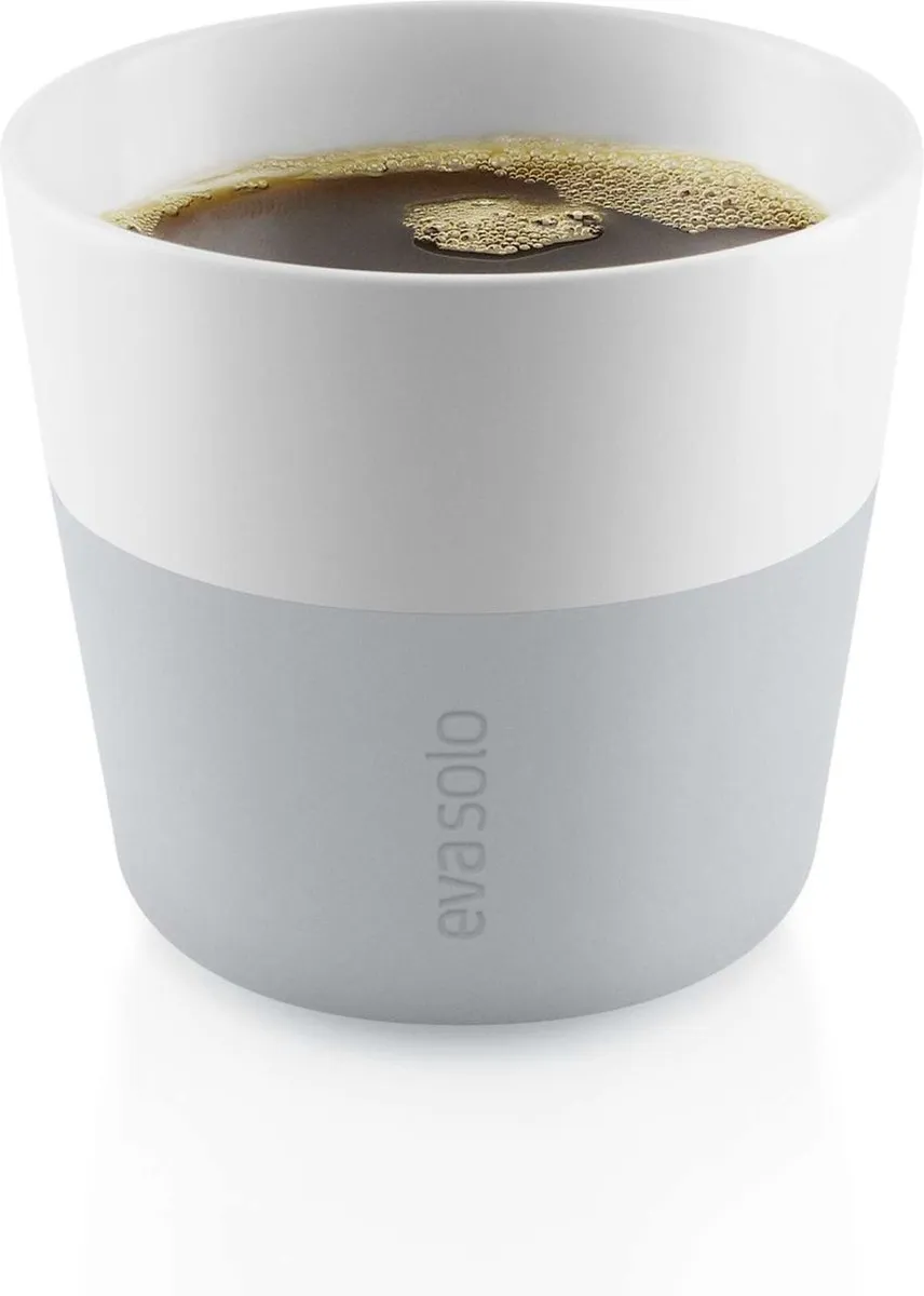 Eva Solo Beker voor Lungo Set 2 Stuks - 230ml - Grijs
