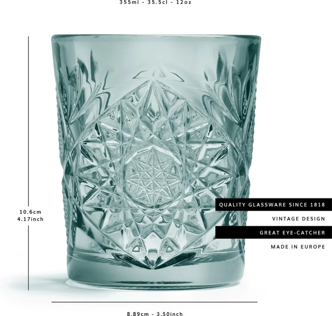 Libbey Hobstar Drinkglas - Groen - 6 Stuks - afbeelding 4 van 6