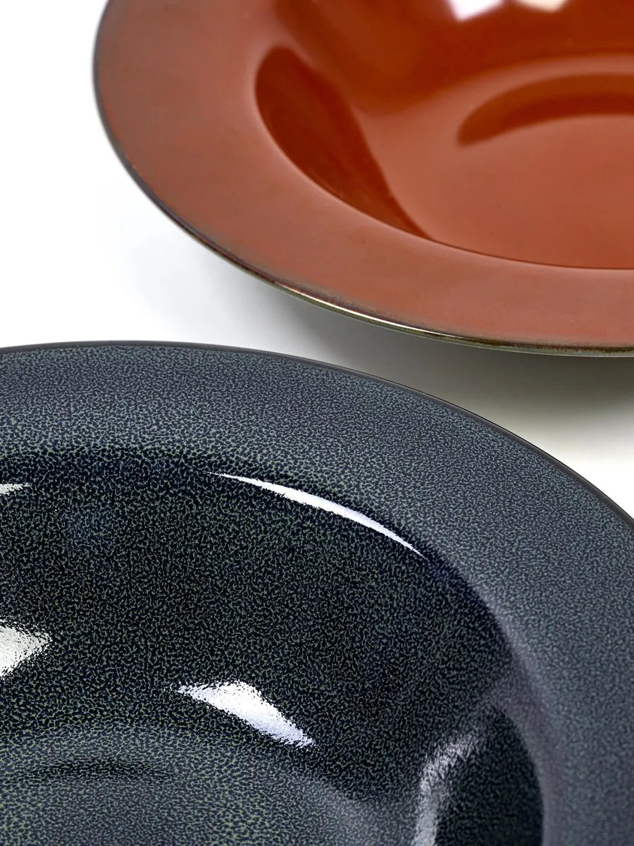 Serax Terres de Rêves Soepbord 27,3cm - Blue Grey/Dark Blue