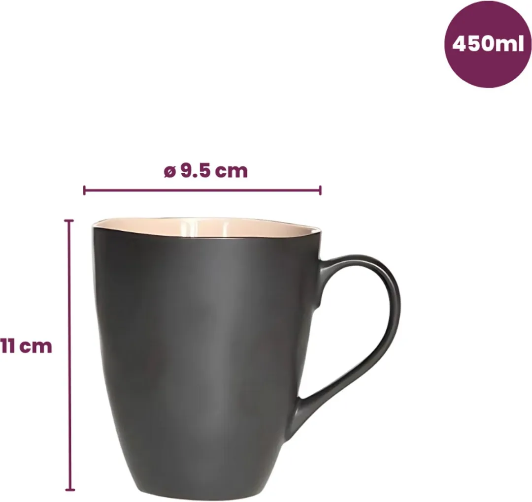 Cosy&Trendy Mokken Laguna Old Rose - 4 Stuks 450ml