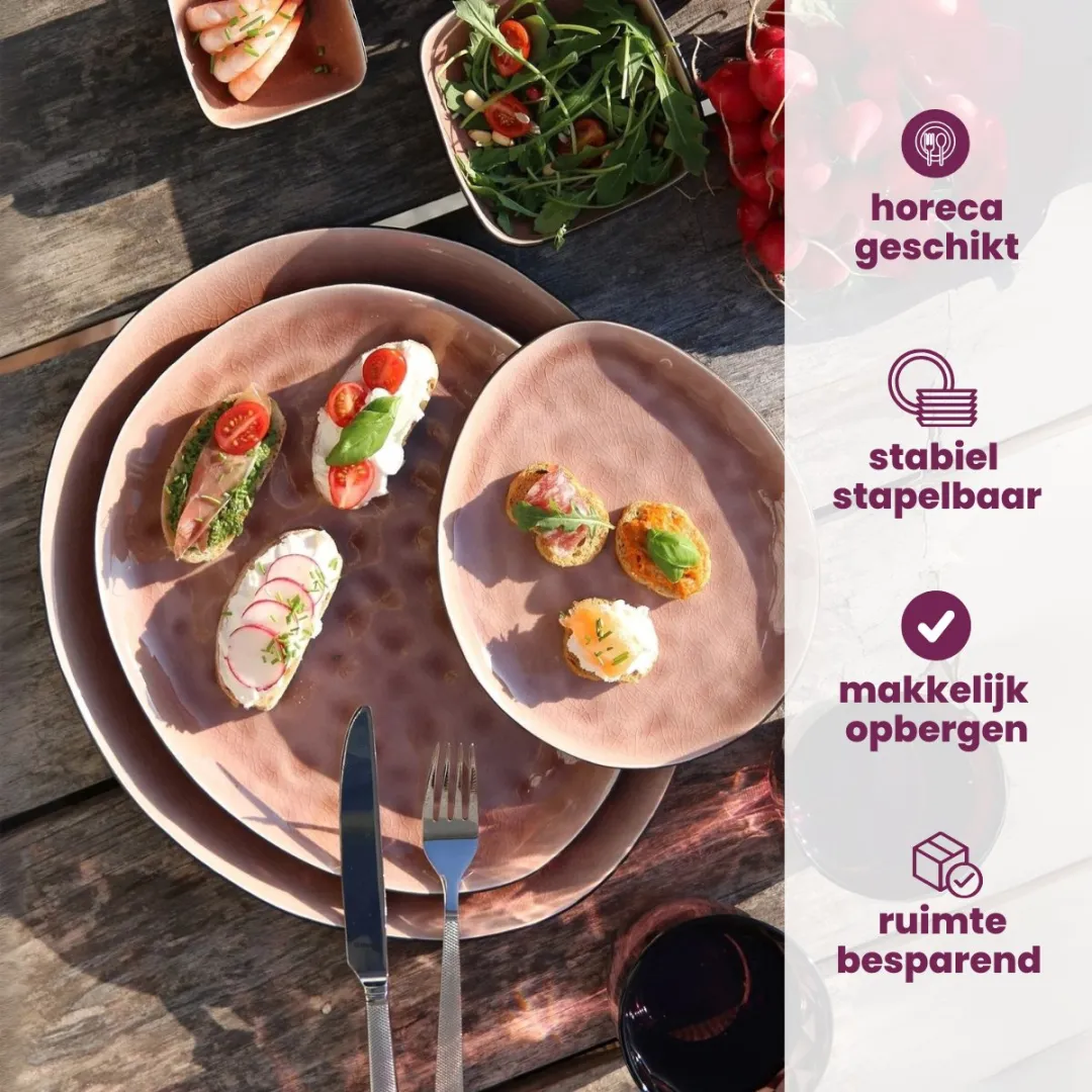 Cosy&Trendy Mokken Laguna Old Rose - 4 Stuks 450ml