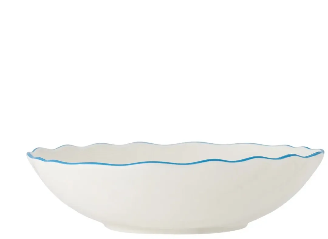 Bloomingville Schaal Aardewerk Dorothy 28cm - Blauw