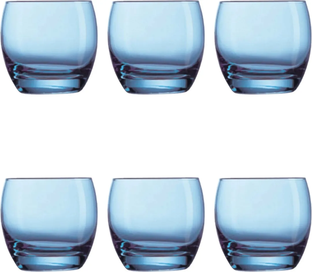 Arcoroc Salto Tumbler 32cl - Set van 6 - Blauw