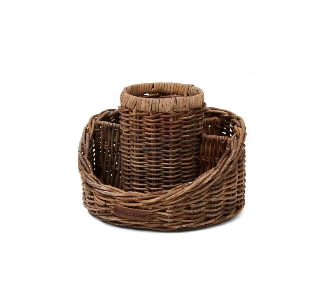 Riviera Maison Rustic Rattan Utensil Holder