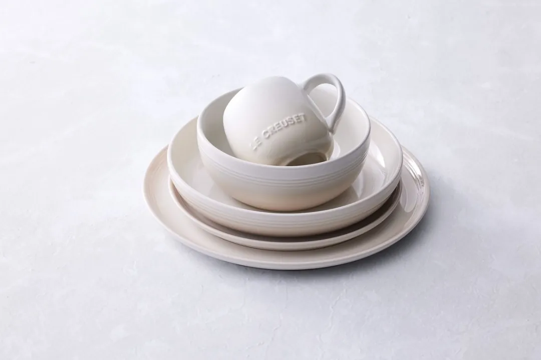 Le Creuset Diep Bord Coupe Meringue - 22cm - Wit - afbeelding 6 van 6