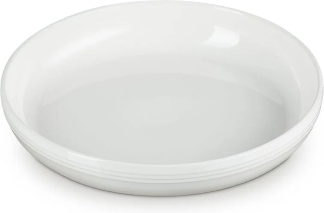 Le Creuset Diep Bord Coupe Meringue - 22cm - Wit