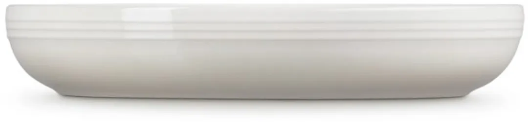 Le Creuset Diep Bord Coupe Meringue - 22cm - Wit