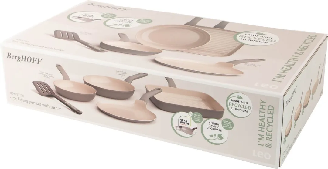 BergHOFF LEO 4-delige Braadpannenset Balance 3950442 - Grijs - afbeelding 6 van 6