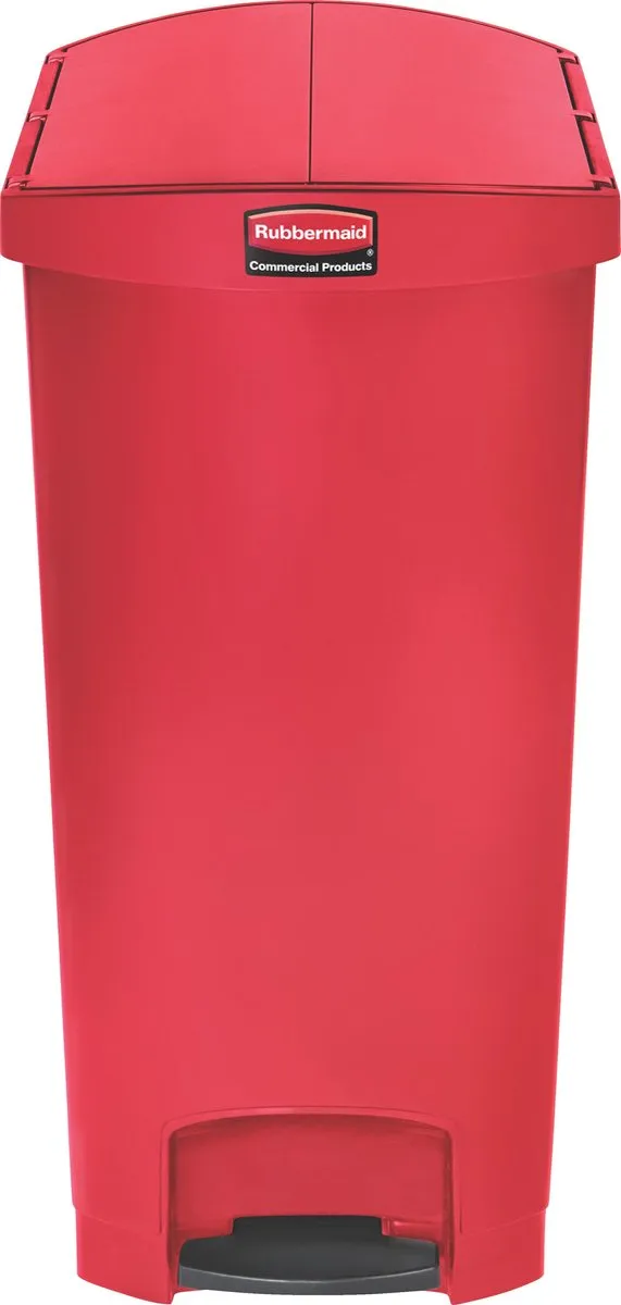 Rubbermaid Pedaalemmer 90L VB224153 - Rood