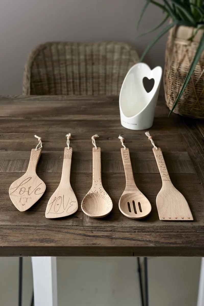 Riviera Maison Love to Cook Server 479690 - Bruin