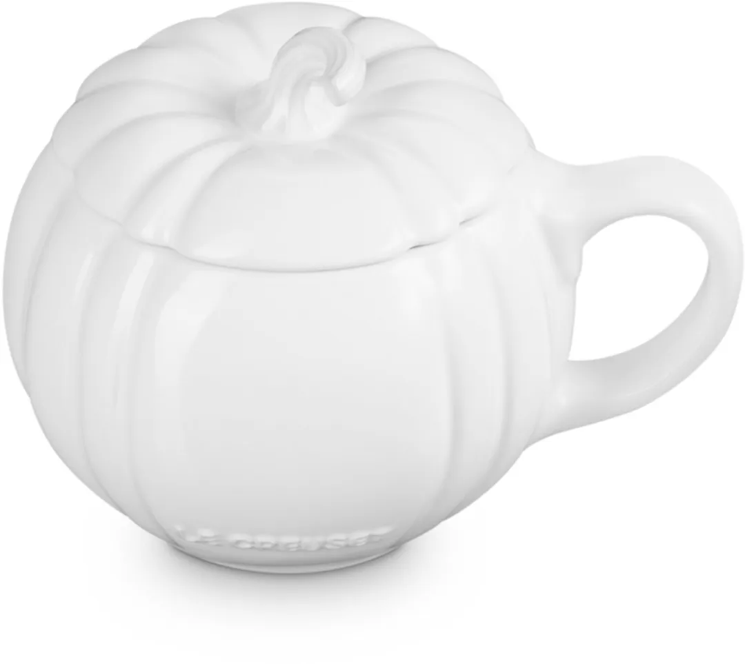 Le Creuset Mok Pompoen 0,4L - Wit