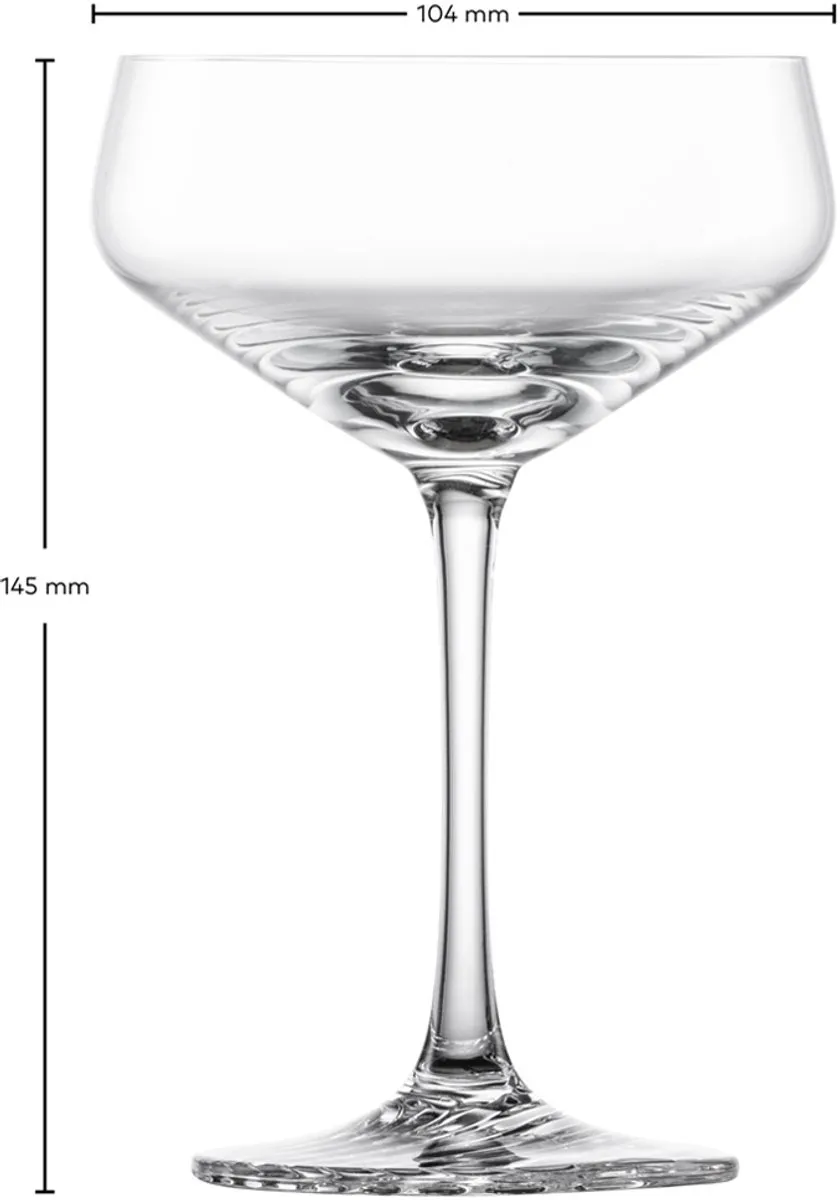 Zwiesel Glas Echo Cocktailcoupe 277ml - 4 Stuks