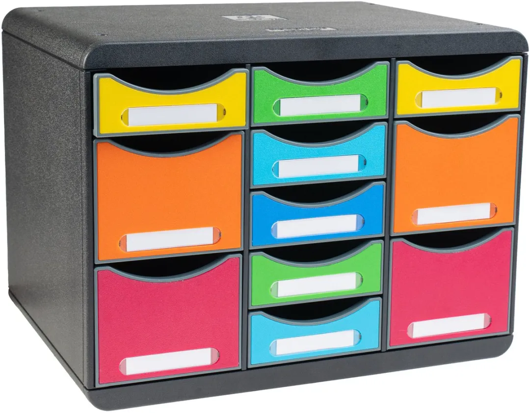 Exacompta Storebox Multi Ladenblok 11 Vakken - Harlekijn