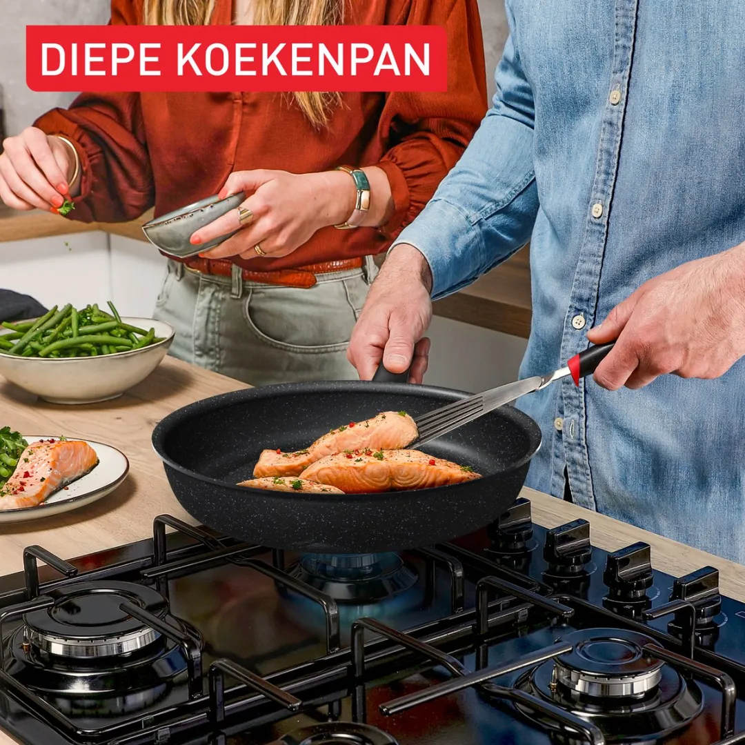 Tefal Ultimate G3360223 Koekenpan 20cm - Inductie - Zwart