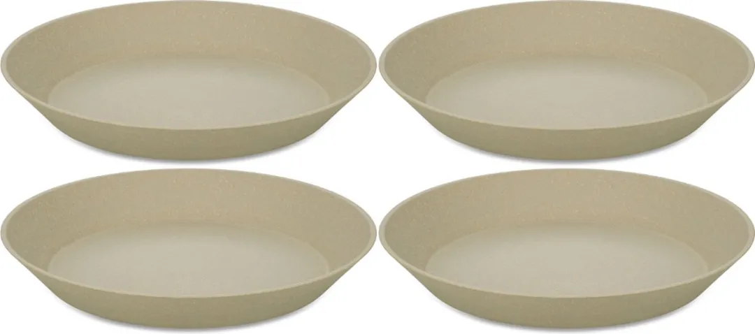 Koziol Connect Diep Bord 24cm - 4 Stuks - Zandbeige - afbeelding 6 van 6
