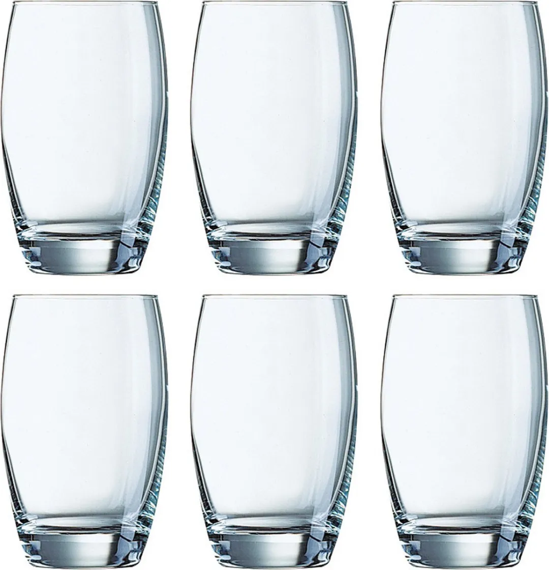 Arcoroc Salto Waterglazen Set 7 Stuks - 350ml - Transparant