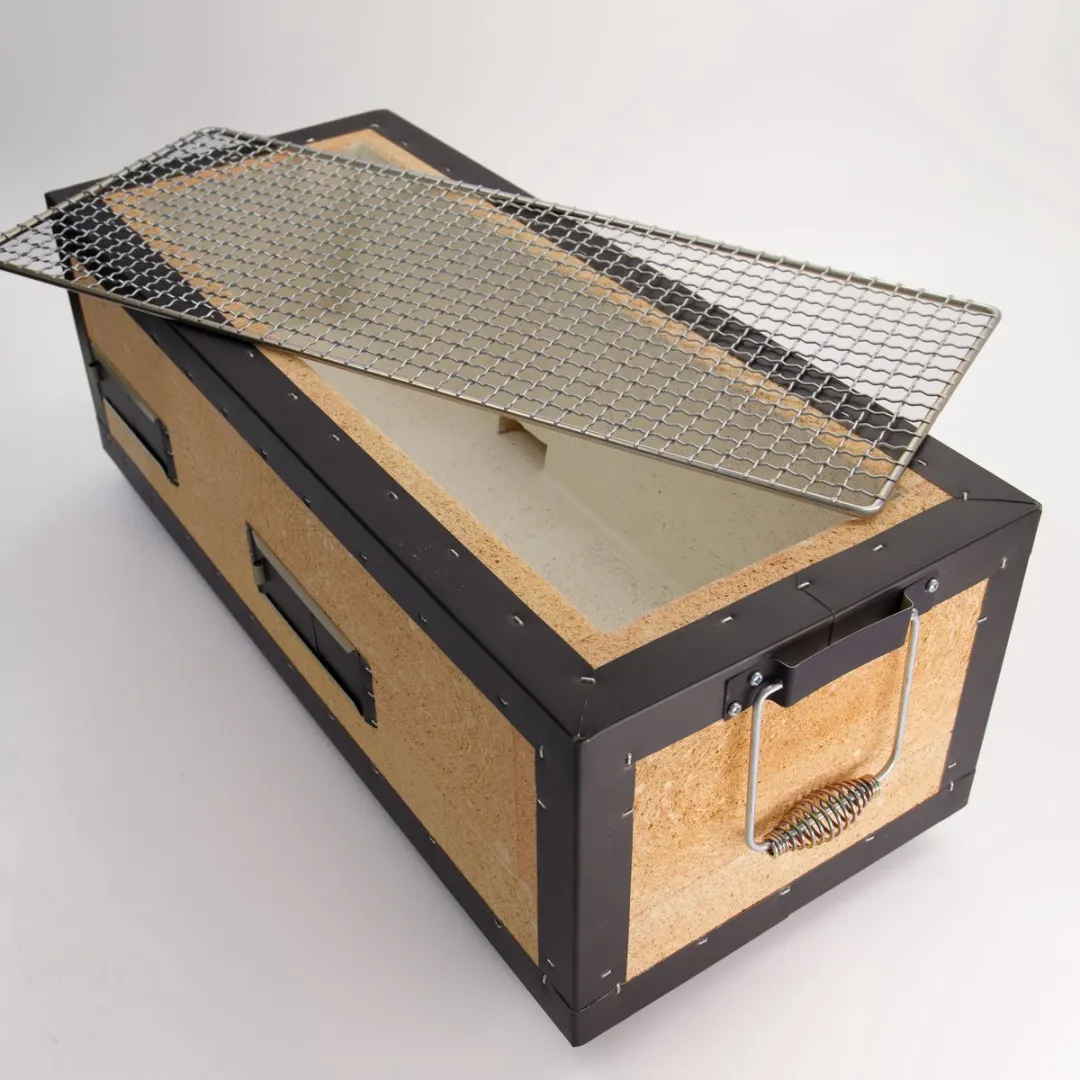 Tokyo Design Studio Konro Grill 54cm - Zwart/Bruin