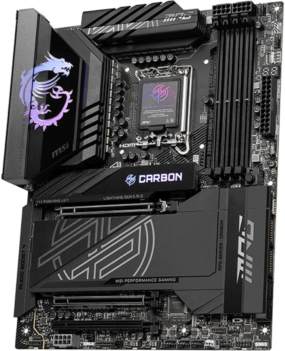 MSI MPG Z890 CARBON WIFI Moederbord - ATX - Intel Z890