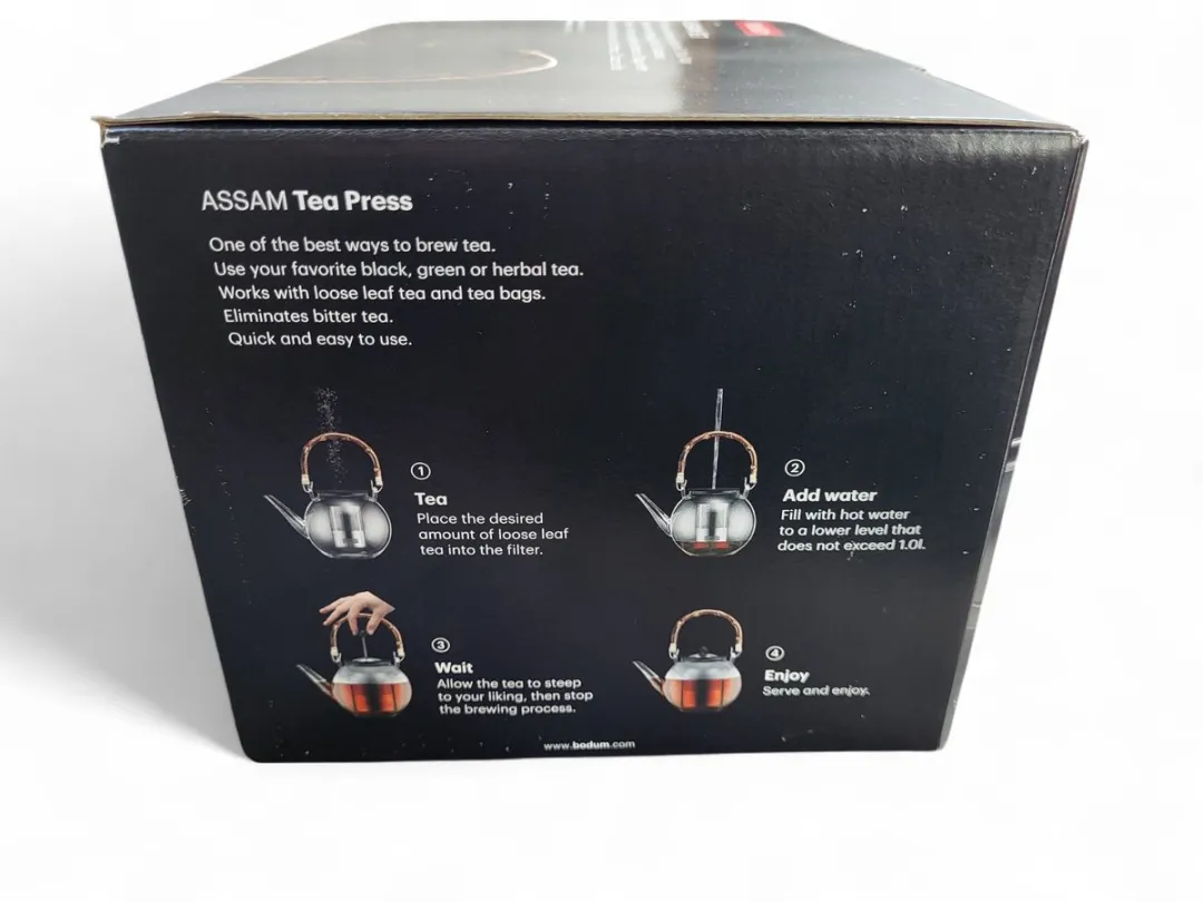 Bodum Thee Set - Theepot 1L met 2 Glazen 0,35L - Bamboe - afbeelding 6 van 6