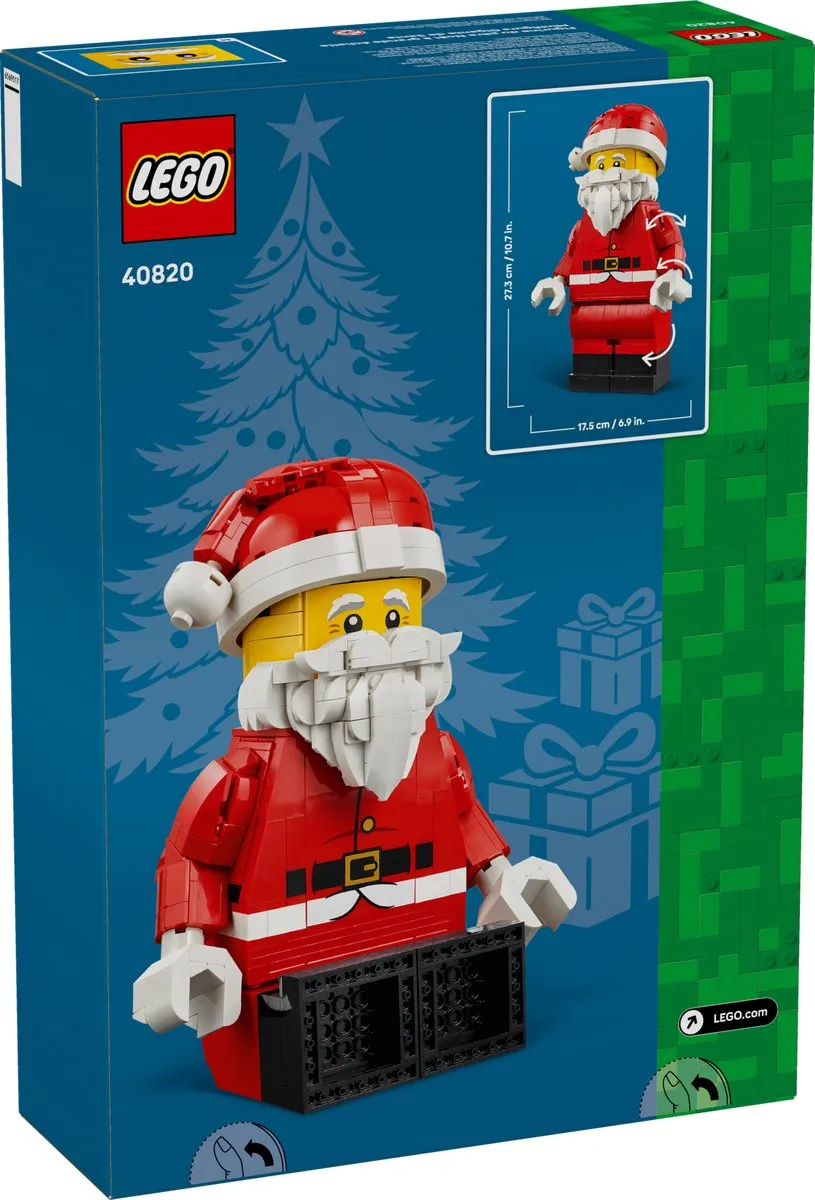 LEGO 40820 Up-Scaled Santa Minifiguur - 761 Stukken