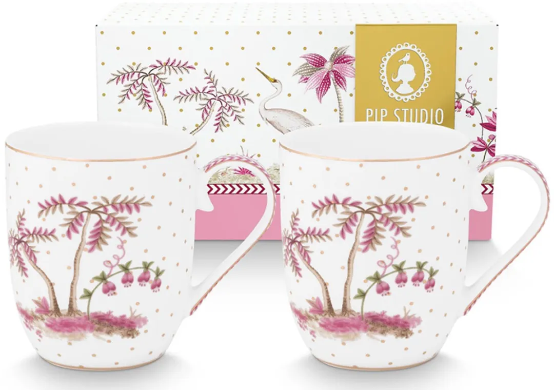 Pip Studio Jolie Pink Mokken Set 2x145ml
