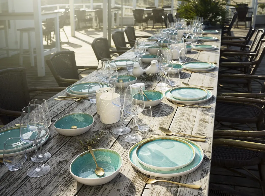 Cosy&Trendy Laguna Azzurro Dessertbord 21,5cm - Blauw
