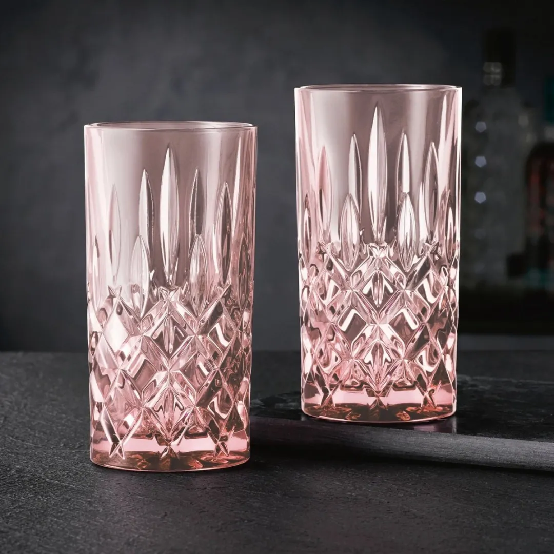 Nachtmann Noblesse Longdrinkglas 39,5 Cl Roze - 2 Stuks
