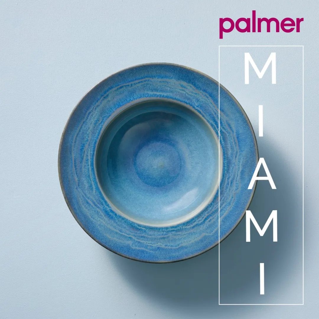 Palmer Miami Pastabord - 2 Stuks Ø27cm Groen