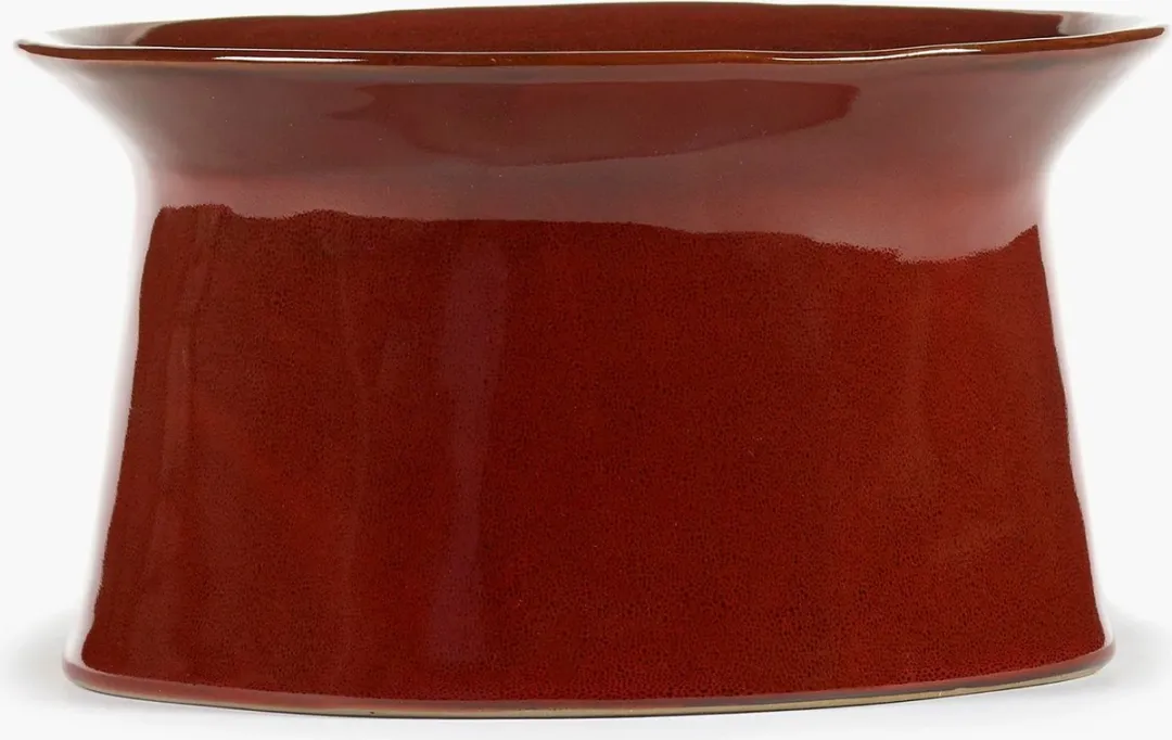 Serax Marie Michielssen La Mère Diep Bord op Voet - 19.5cm - Venetiaans Rood