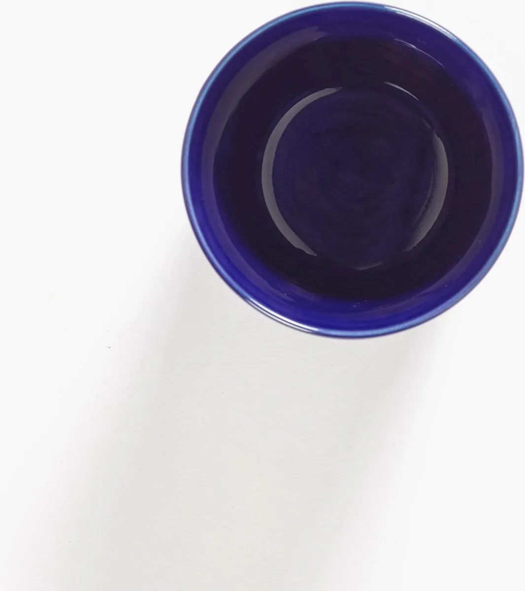 Serax Ottolenghi Feast Theekoppen - Donkerblauw/Wit - 8cm - 4 Stuks