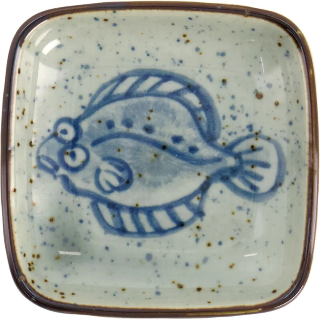 Tokyo Design Studio Vierkant Sausschaaltje 20610 - Blauw