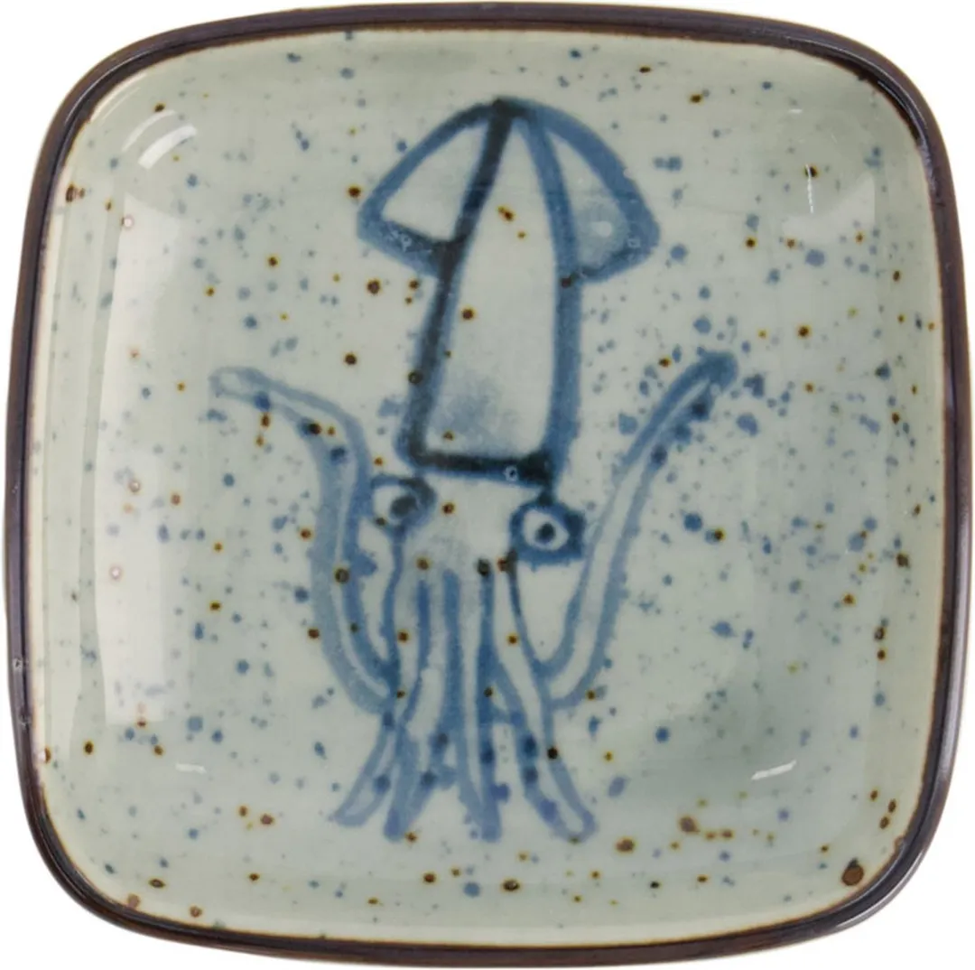 Tokyo Design Studio Vierkant Sausschaaltje 20610 - Blauw