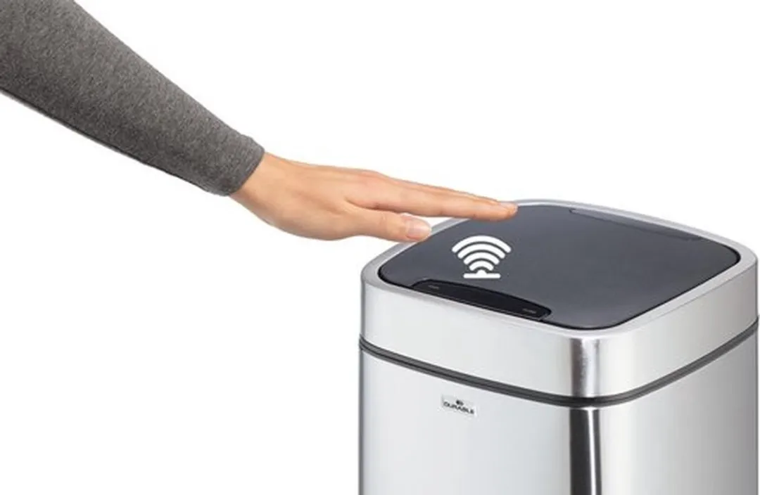 Durable 2 TOUCH Prullenbak Sensor 21L - Zilver