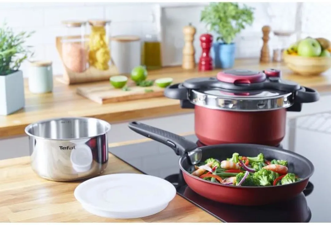 Tefal Ingenio Snelkookpan 4L - 8-delig Roze