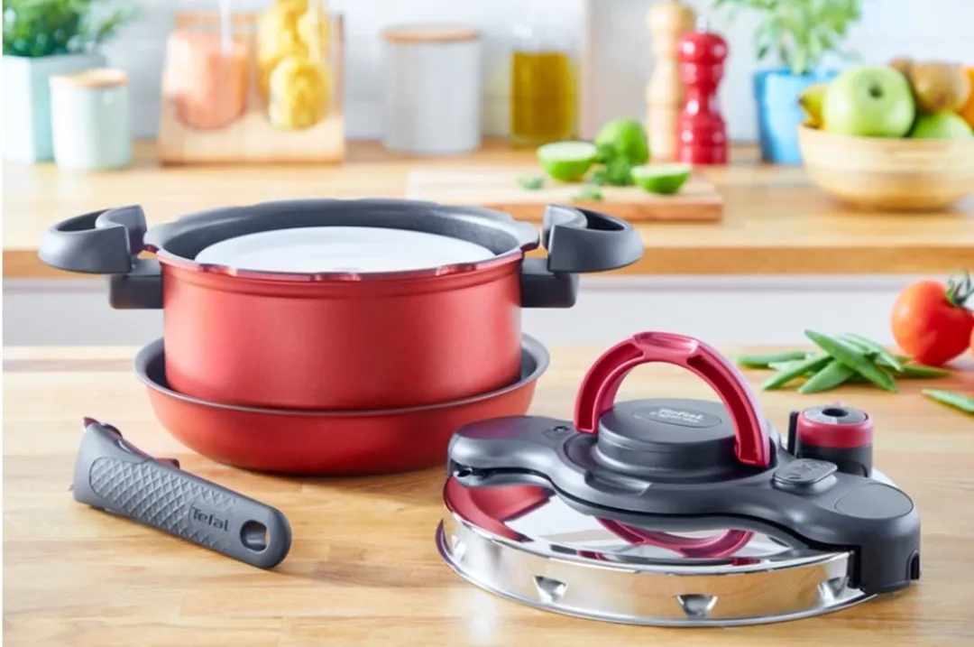 Tefal Ingenio Snelkookpan 4L - 8-delig Roze
