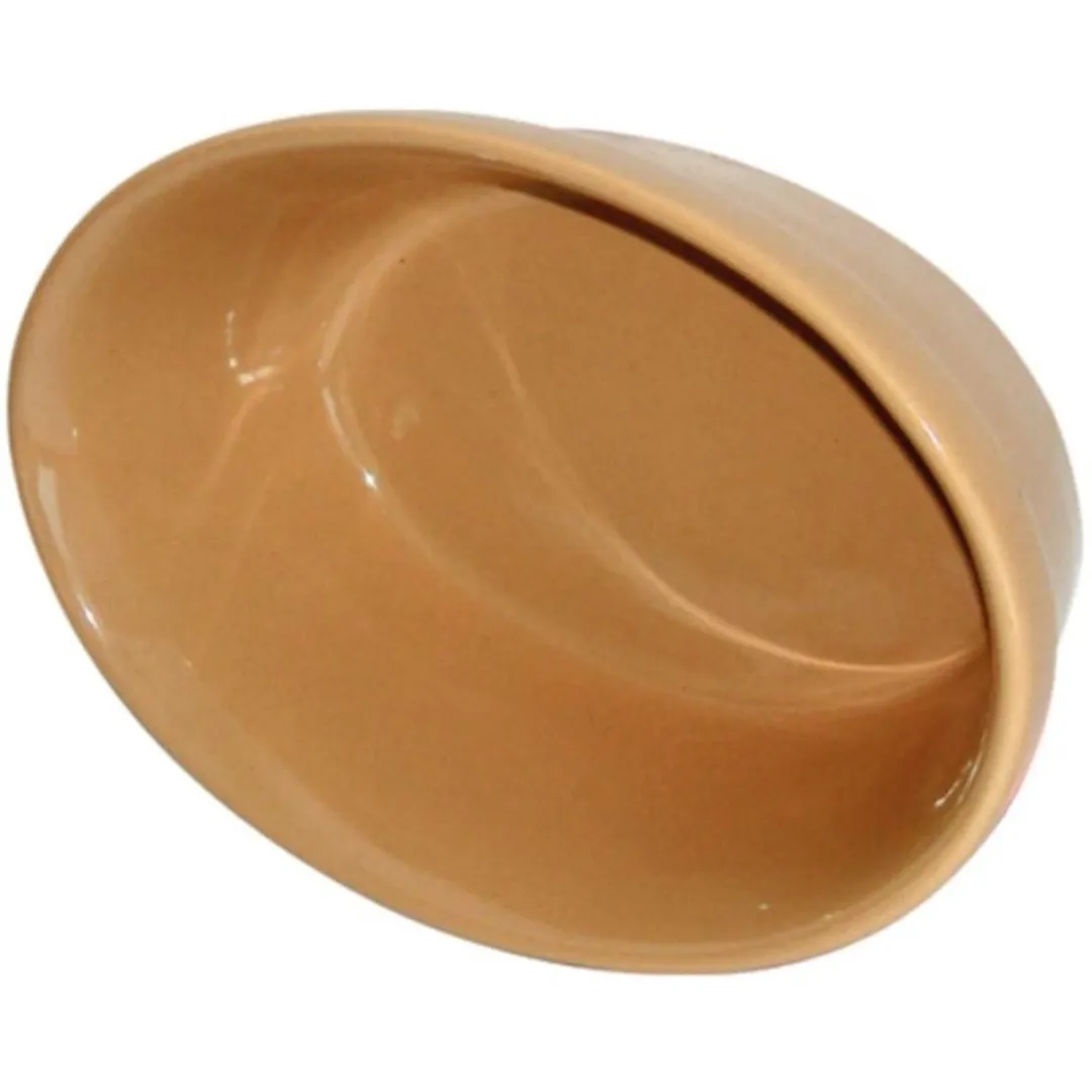 Olympia C108 Ovale Aardewerk Schaal - 15,5cm - Beige - 6 Stuks