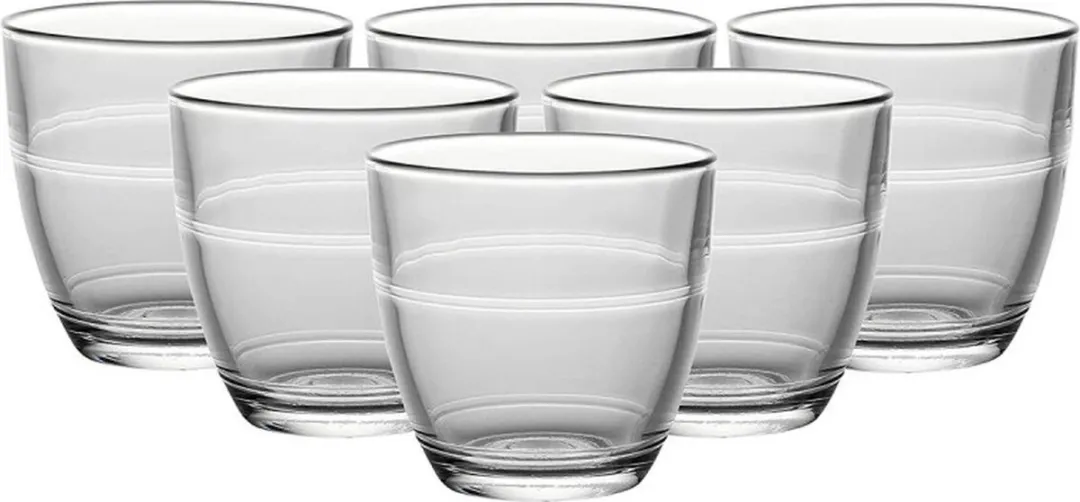 Duralex Gigogne 9cl Tempered Glass Tumblers 6 Stuks - 5,8x6,1cm - afbeelding 6 van 6