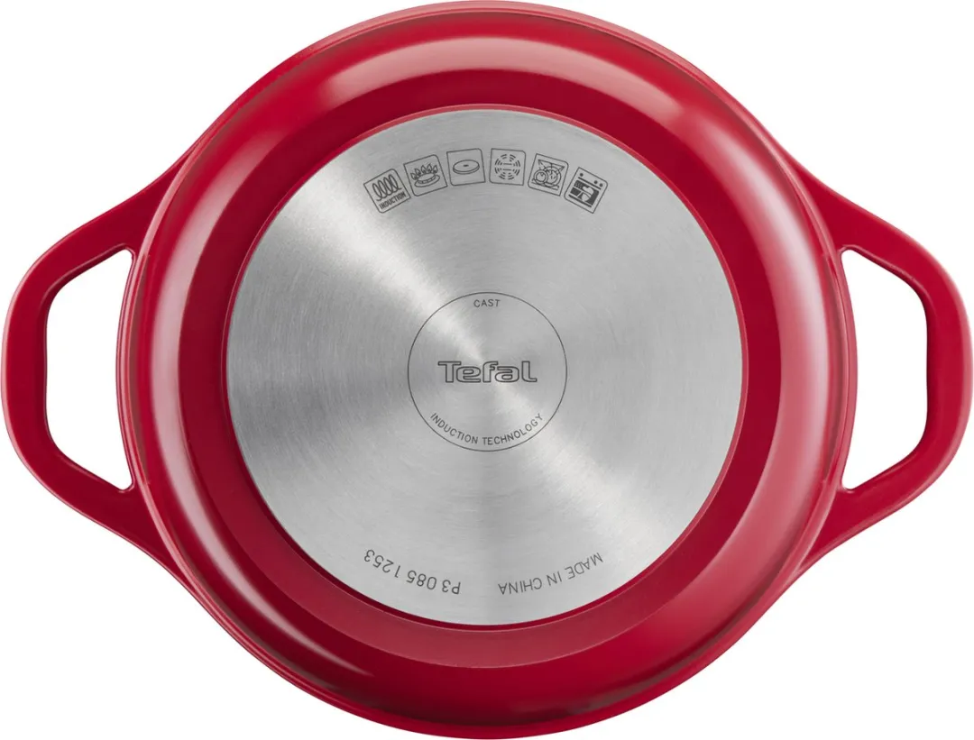Tefal Air Braadpan 24cm - 4.7L - Rood