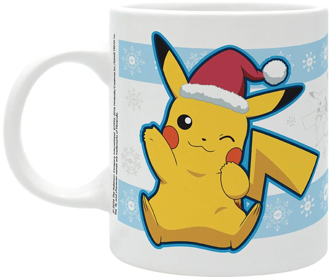 Pokémon Pikachu Kerstmankop - Multicolor