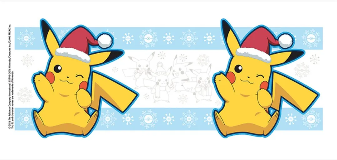 Pokémon Pikachu Kerstmankop - Multicolor