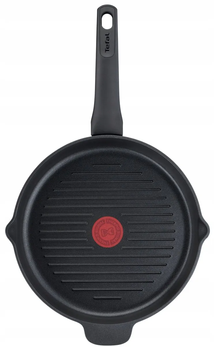 Tefal Ultimate Grillpan 26cm - Titanium Coating - Zwart